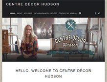 Tablet Screenshot of centredecorhudson.com